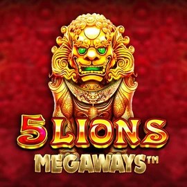 Official Slots logo: 5 Lions Megaways by Pragmatic Play at WinRolla Casino