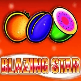Blazing Star online game logo by Merkur Gaming on winrollacasinoo.com