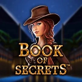 Book of Secrets slot visual from SYNOT Games available on winrollacasinoo.com
