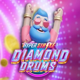 Hyper Strike Diamond Drums by Gameburger Studios, showcased at winrollacasinoo.com – game logo