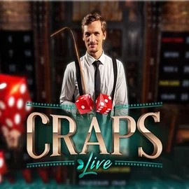 Live Casino logo of Live Craps from Evolution at WinRolla Casino