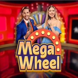 Mega Wheel online game logo by Pragmatic Play on winrollacasinoo.com