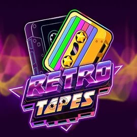 Retro Tapes slot logo by Push Gaming at WinRolla Casino