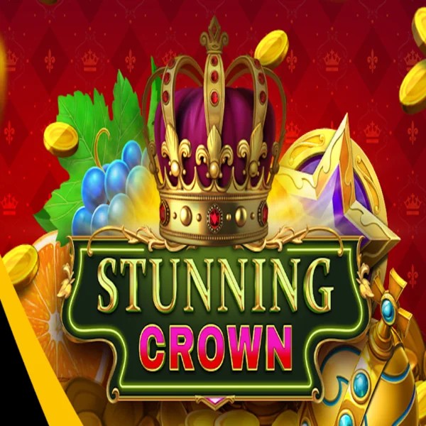 Stunning Crown online game logo by BF Games on winrollacasinoo.com