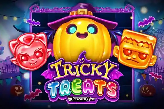 Tricky Treats logo – Slots by Push Gaming at WinRolla Casino